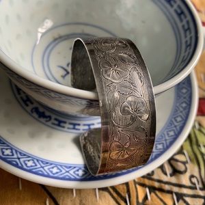 Sterling silver cuff bracelet